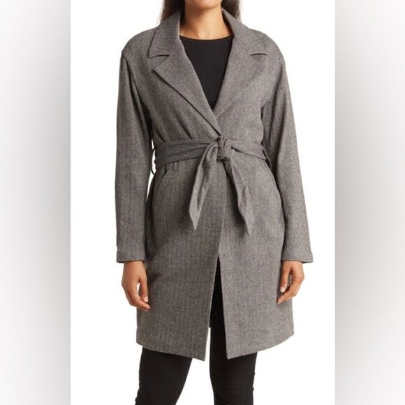 Rag & Bone Sven Herringbone Belted Coat brand new with tags retails $795 - Picture 7 of 13